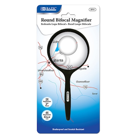 Bazic Products BAZIC 3 .in  ROUND 2X HNDHLD MAGNFR & 4X 2711B